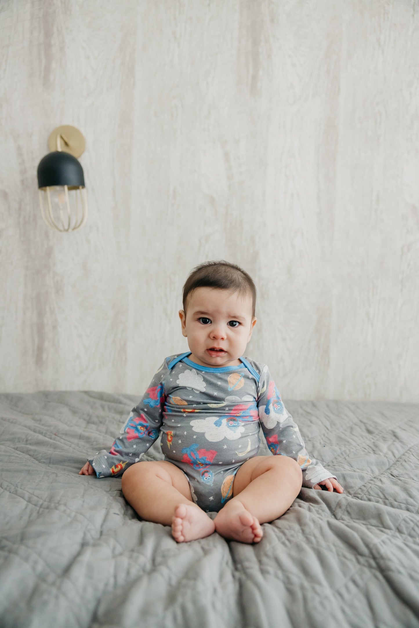 Long Sleeve Bodysuit - Super Grover