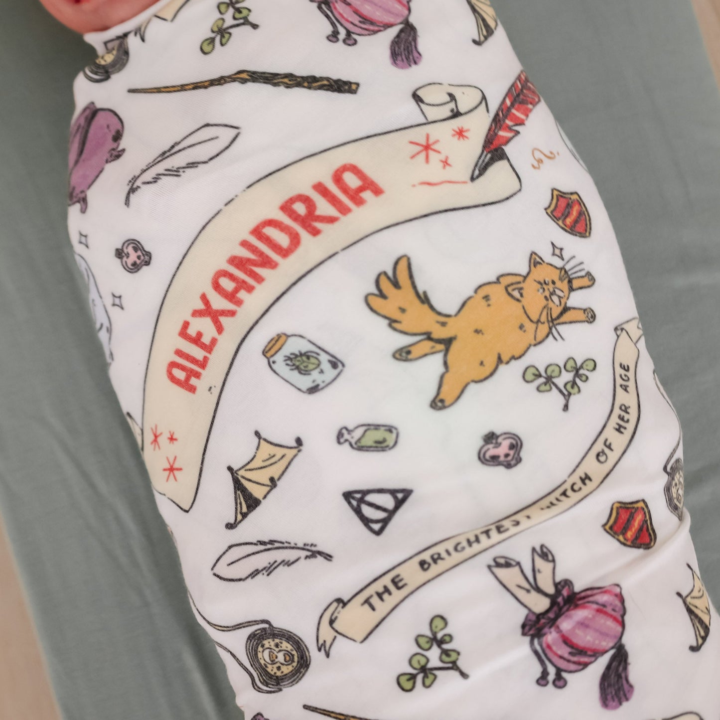Harry Potter™ Personalized Swaddle Blanket - Hermione